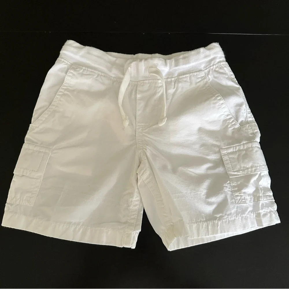 Polo Ralph Lauren Boys White Cargo Shorts | 100% Cotton | Size 2T